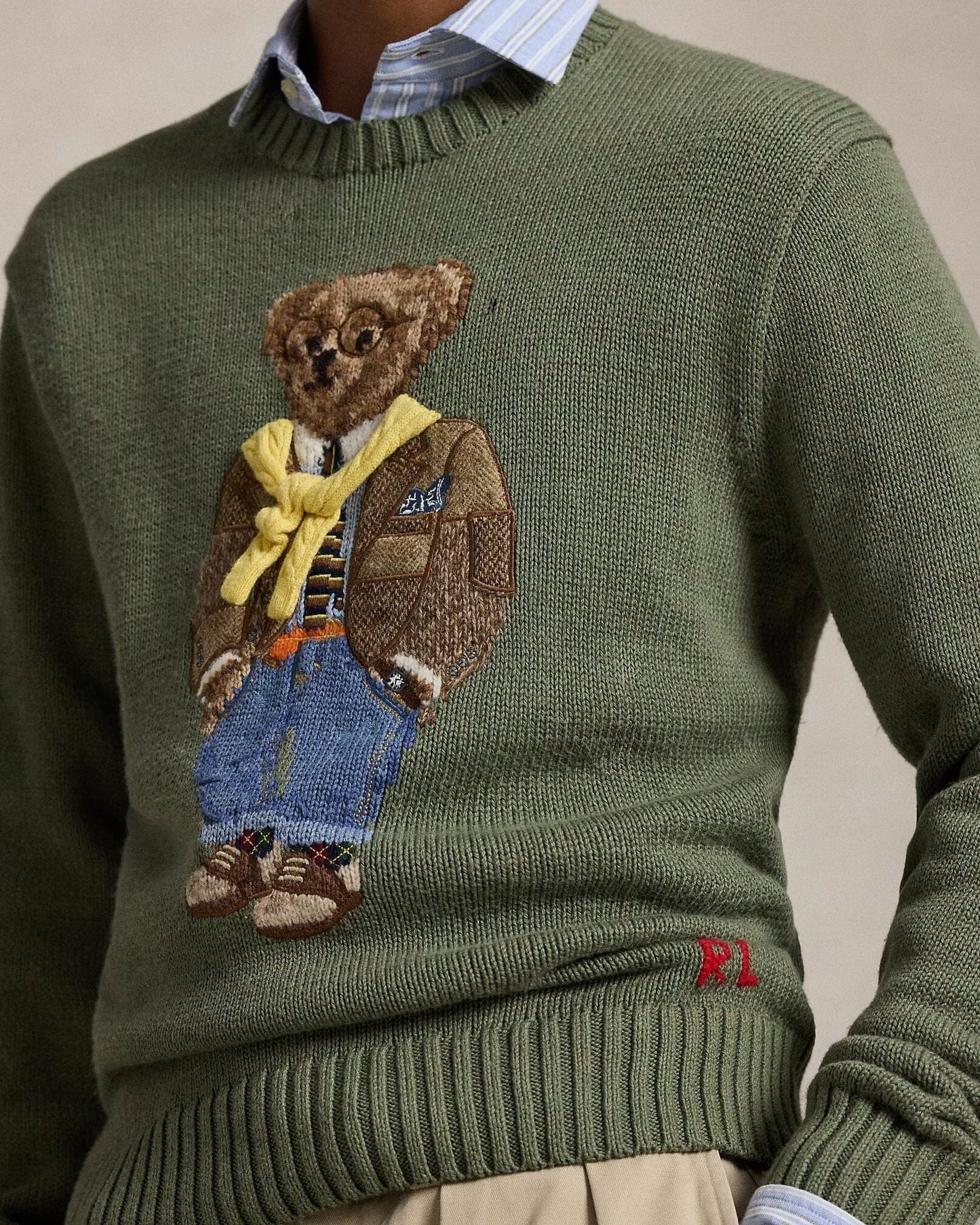 Ralph Lauren Polo Bear Sweater Lovette Heather - Velmont & Rossi