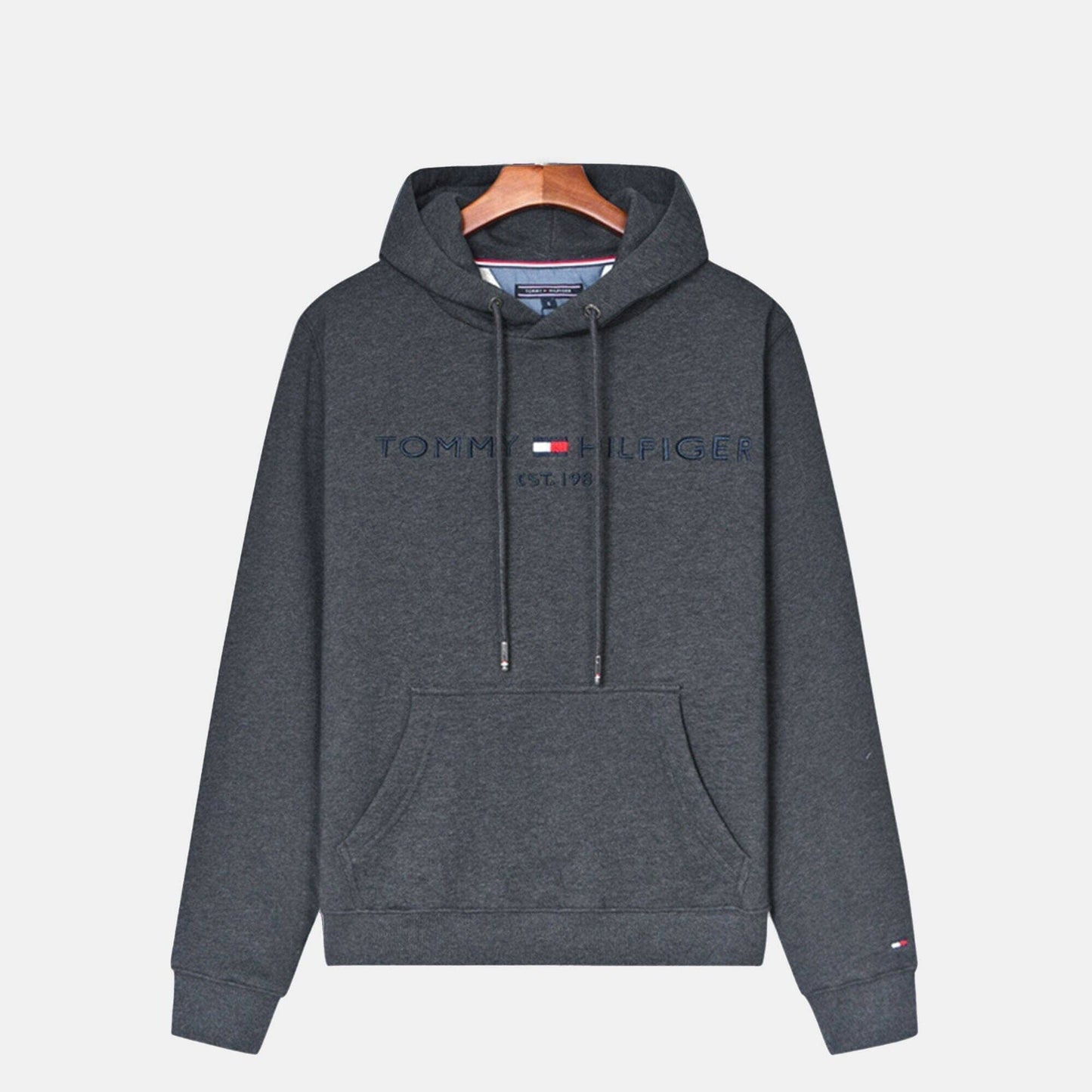 Tommy Hilfiger Premium Cotton Hoodie Black - Velmont & Rossi