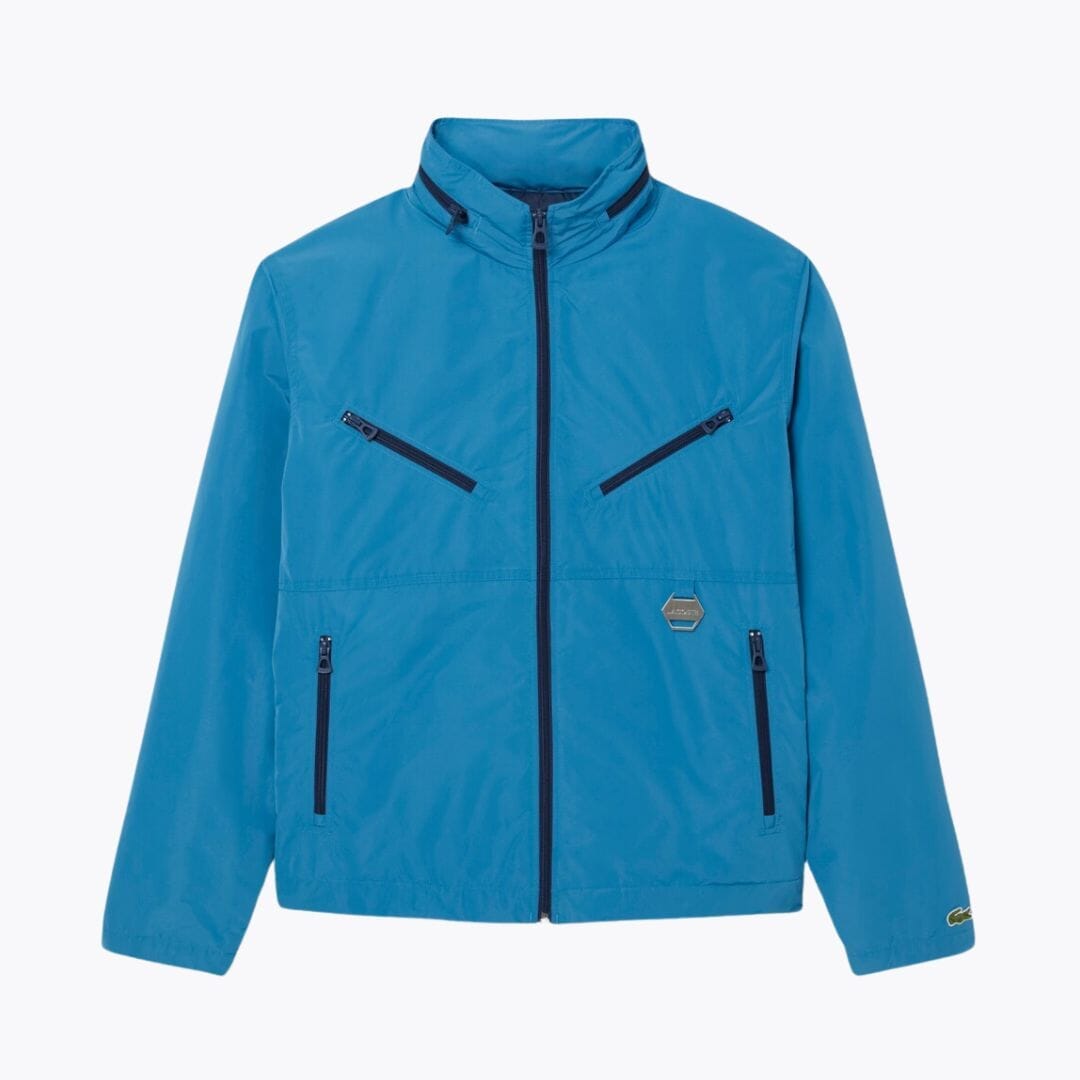 Lacoste Archive Edition Water-Repellent Jacket Blue - Velmont & Rossi