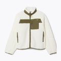 White / Khaki Green