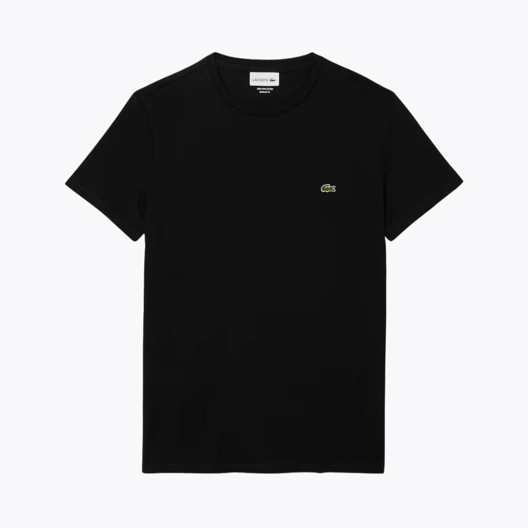 Lacoste Cotton Pima T Shirt Orange - Velmont & Rossi