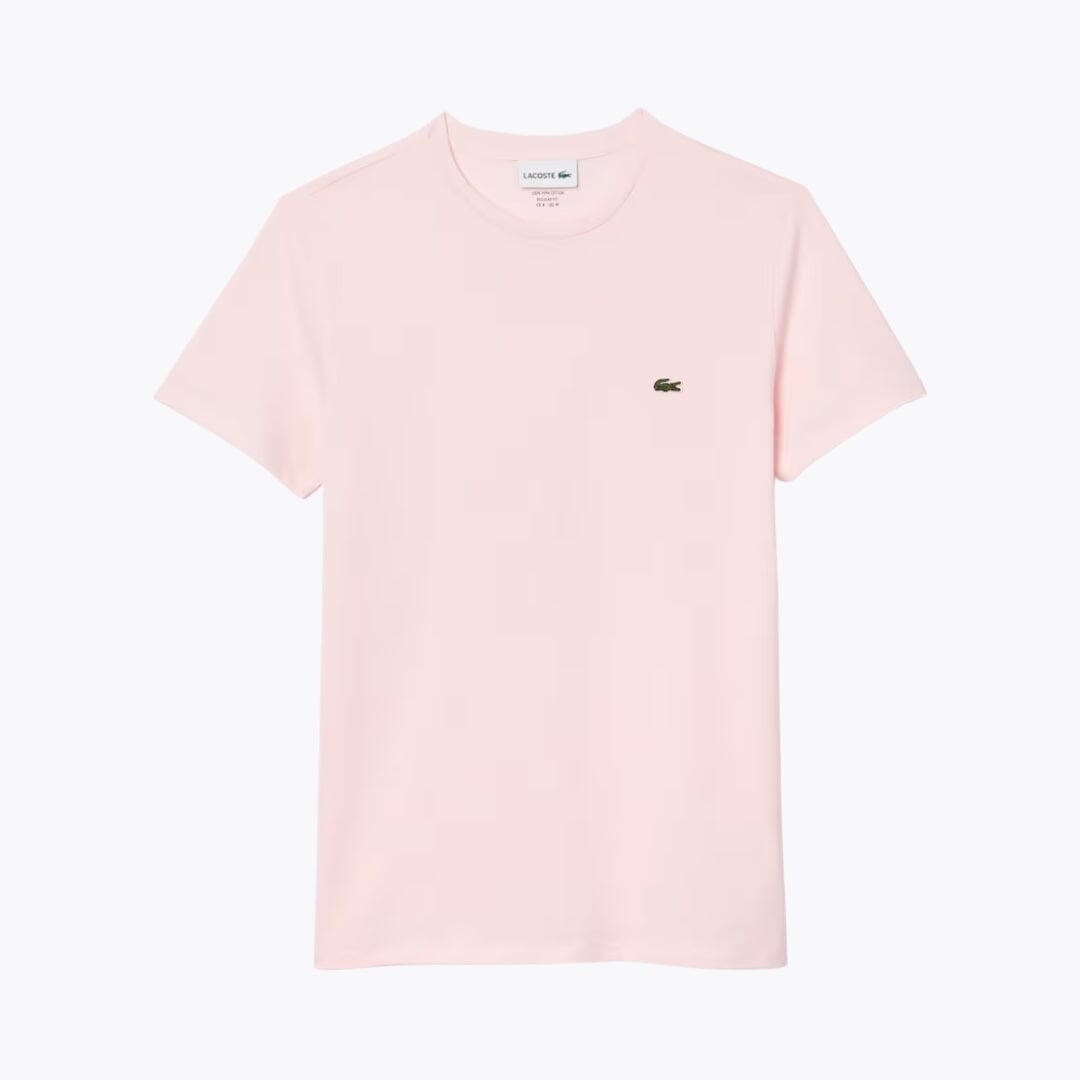 Lacoste Cotton Pima T Shirt Orange - Velmont & Rossi