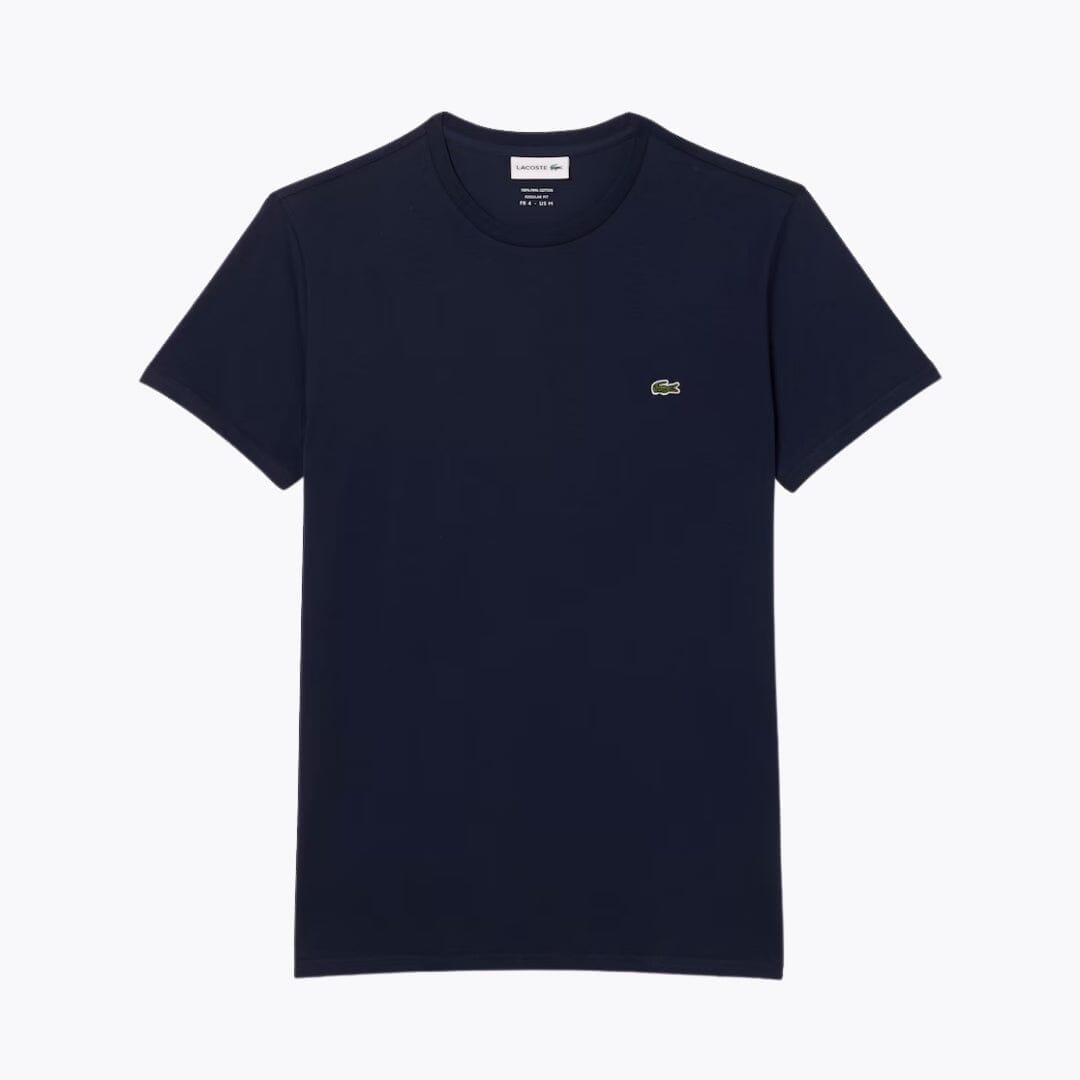 Lacoste Cotton Pima T Shirt Orange - Velmont & Rossi