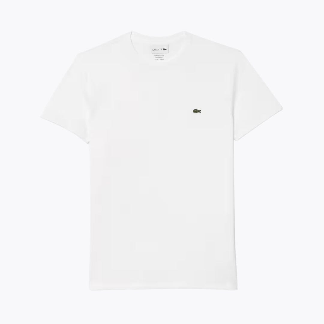 Lacoste Cotton Pima T Shirt Orange - Velmont & Rossi