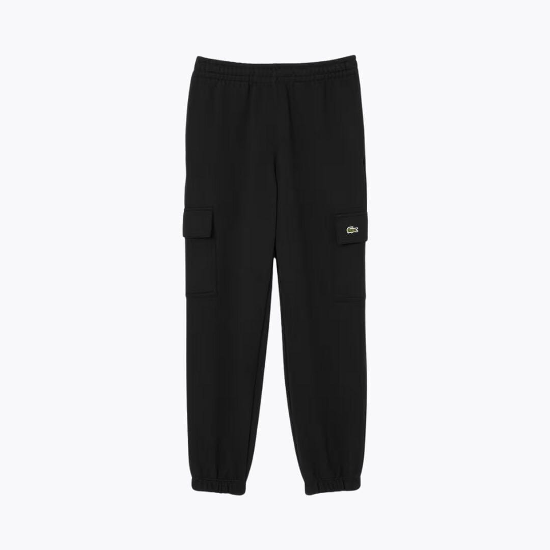 Lacoste Fleece Cargo Sweatpants Black - Velmont & Rossi