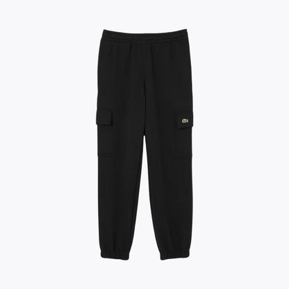 Lacoste Fleece Cargo Sweatpants Black - Velmont & Rossi