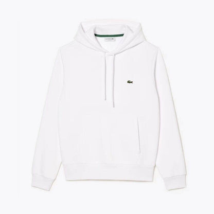 Lacoste Fleece Hoodie White - Velmont & Rossi
