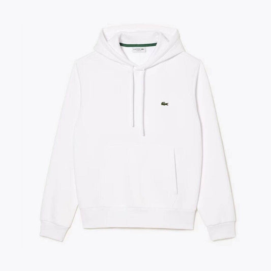 Lacoste Fleece Hoodie White - Velmont & Rossi