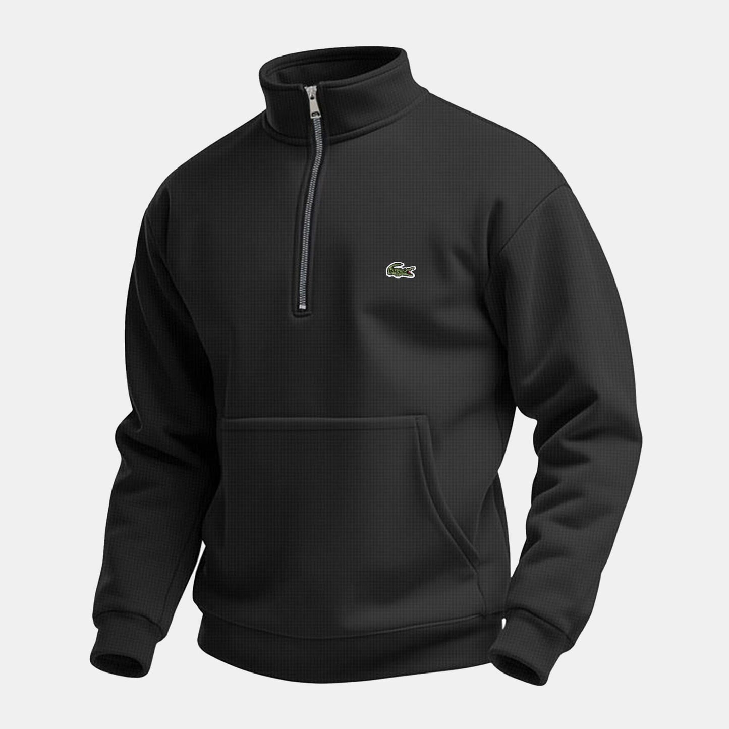 Lacoste Half Zip Sweater Black - Velmont & Rossi