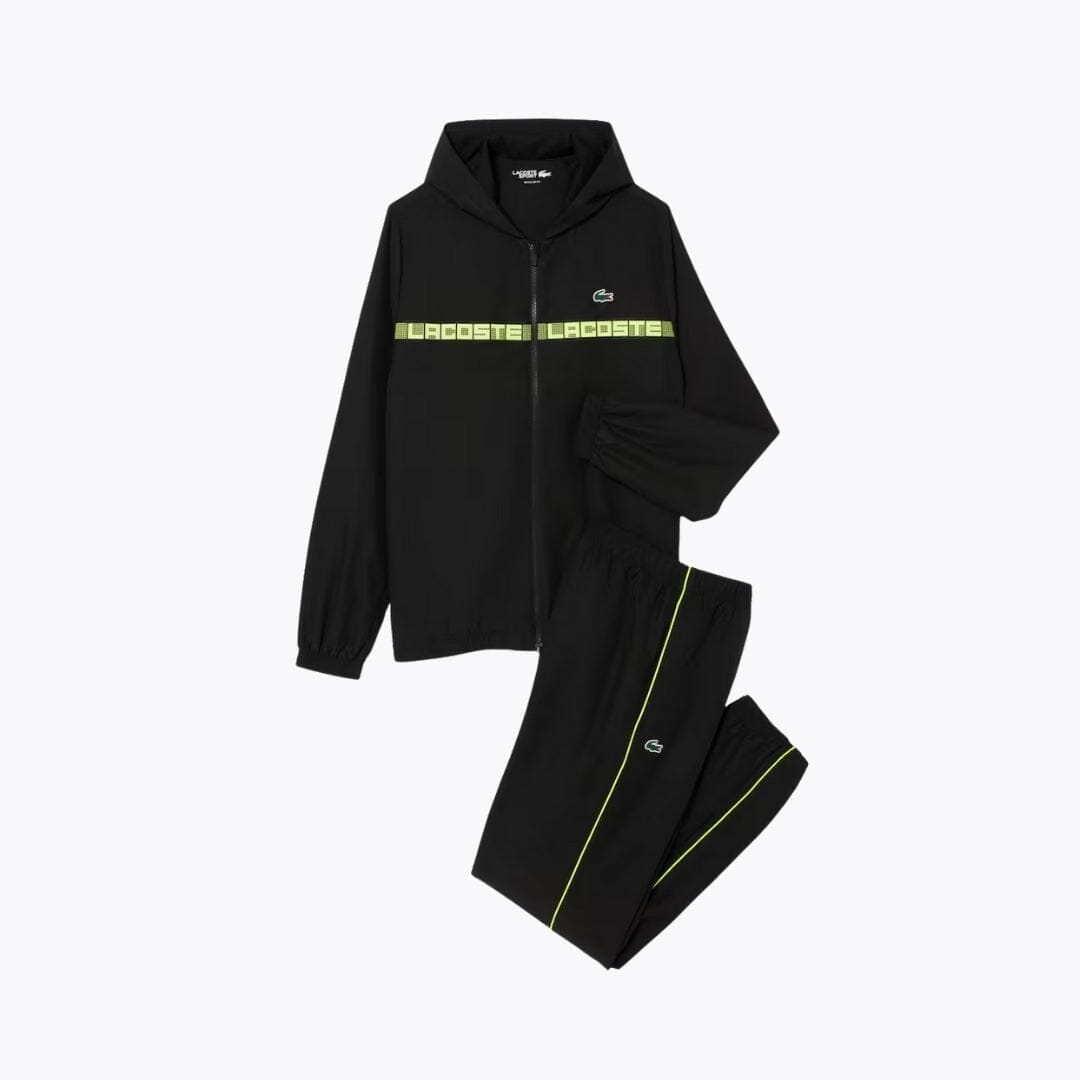 Lacoste Logo Stripe Tennis Tracksuit White - Velmont & Rossi