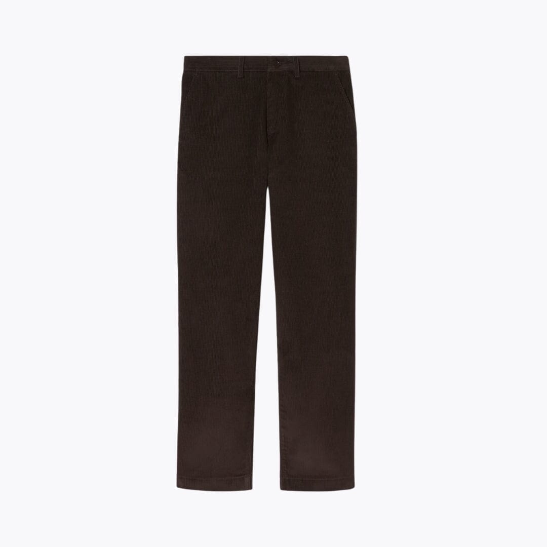 Lacoste Regular Fit Corduroy Chino Pants Brown - Velmont & Rossi