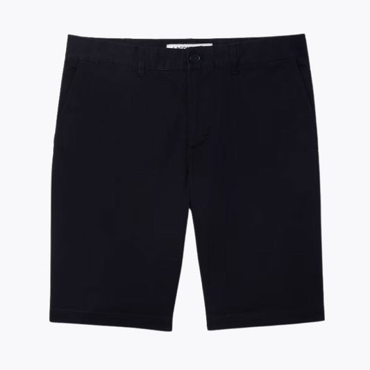 Lacoste Slim Fit Stretch Cotton Chino Shorts Navy blue - Velmont & Rossi