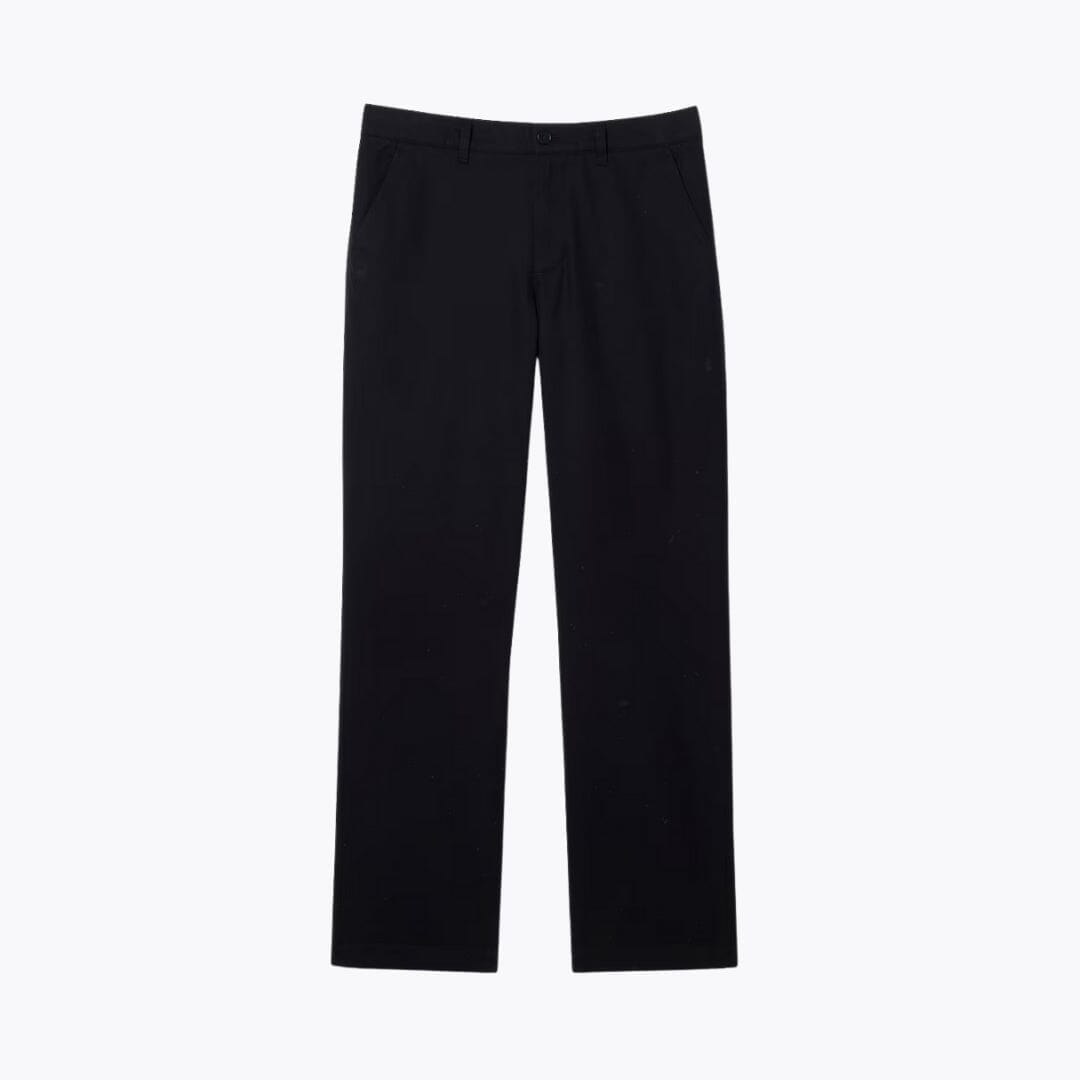 Lacoste Straight Fit Cotton Twill Pants Beige - Velmont & Rossi