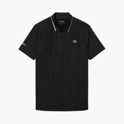 Lacoste Tennis On Court Polo Shirt Black - Velmont & Rossi