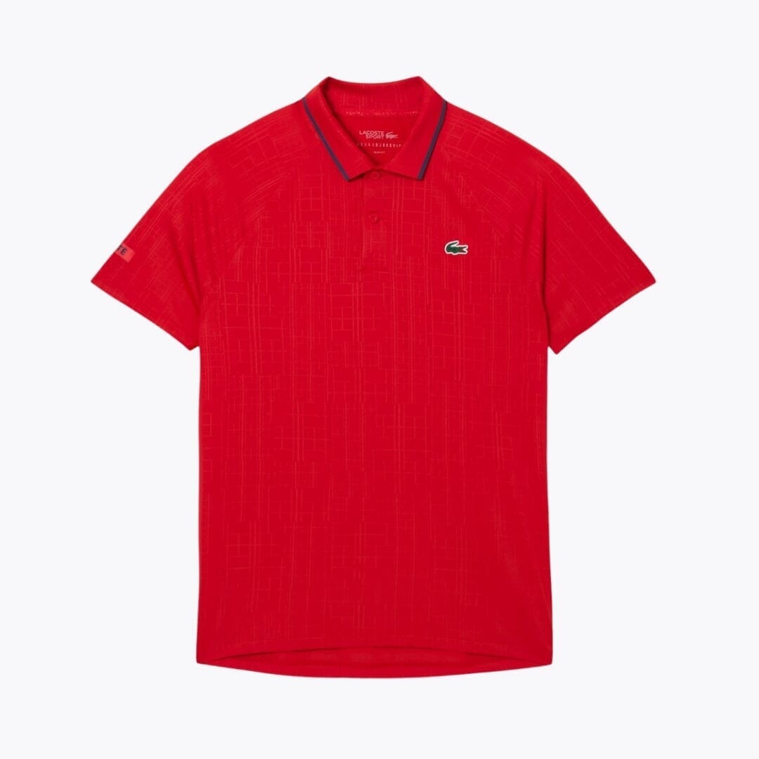Lacoste Tennis On Court Polo Shirt Black - Velmont & Rossi