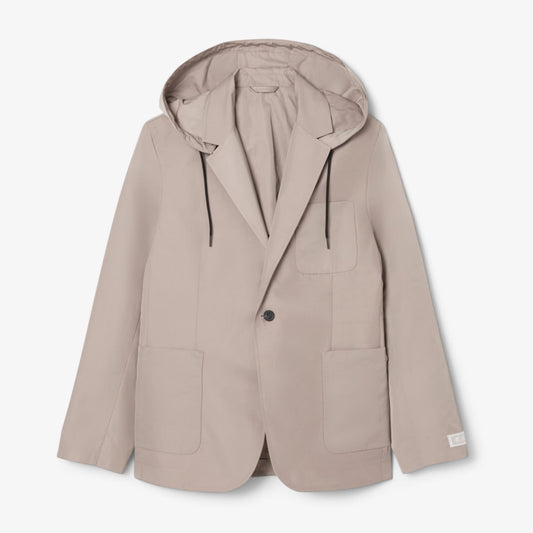Lacoste Twill Blazer with Hood Grey - Velmont & Rossi