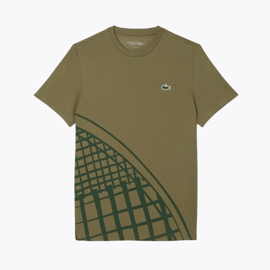 Lacoste Ultra Dry Printed Tennis T Shirt 1 Purple - Velmont & Rossi