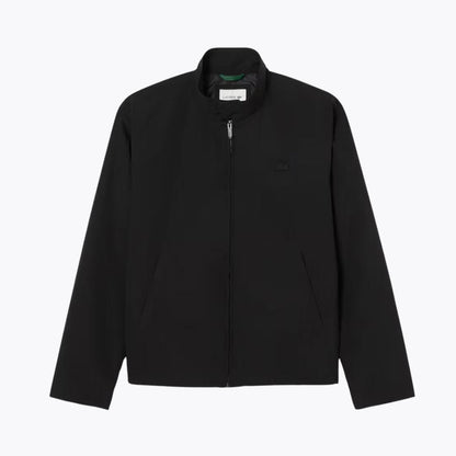 Lacoste Water Repellent Harrington Windbreaker Jacket Bottle Green - Velmont & Rossi