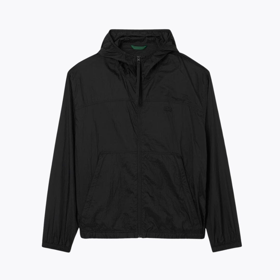Lacoste Water Repellent Packable Nylon Jacket Bottle Green - Velmont & Rossi