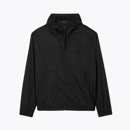 Lacoste Water Repellent Packable Nylon Jacket Bottle Green - Velmont & Rossi