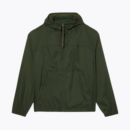 Lacoste Water-Repellent Packable Nylon Jacket Bottle Green - Velmont & Rossi