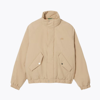 Lacoste Water-Repellent Padded Jacket Beige - Velmont & Rossi