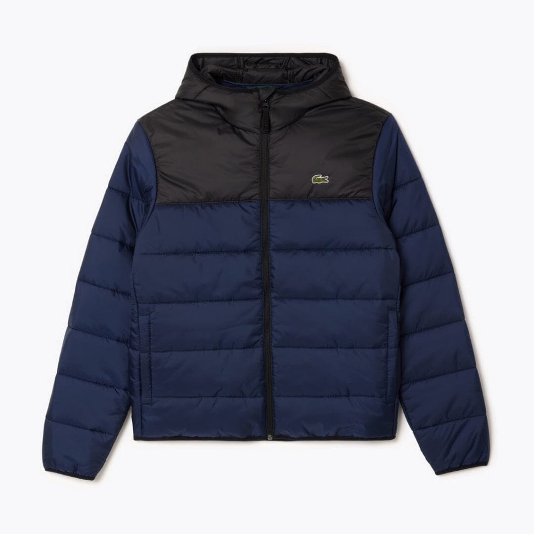 Lacoste Water Repellent Quilted Puffed Jacket Khaki Green - Velmont & Rossi