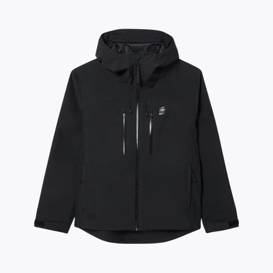 Lacoste Waterproof Windproof Hooded Parka Black - Velmont & Rossi