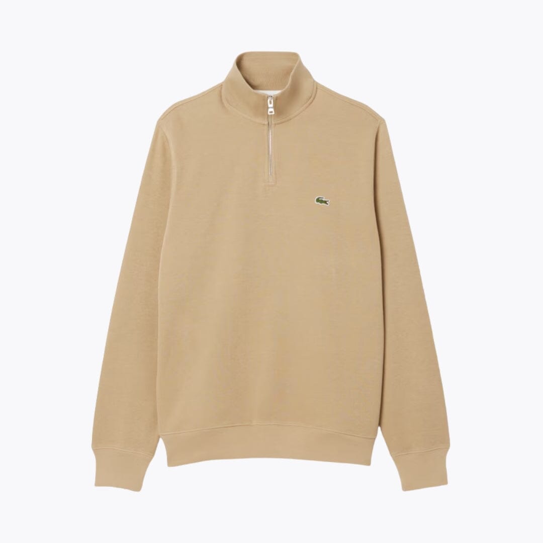 Lacoste Zip Up High Neck Sweatshirt Noir - Velmont & Rossi