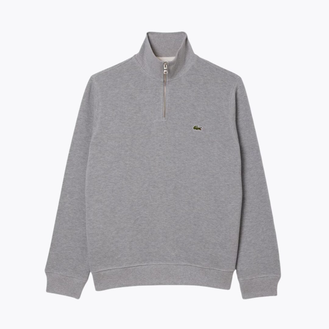 Lacoste Zip Up High Neck Sweatshirt Noir - Velmont & Rossi
