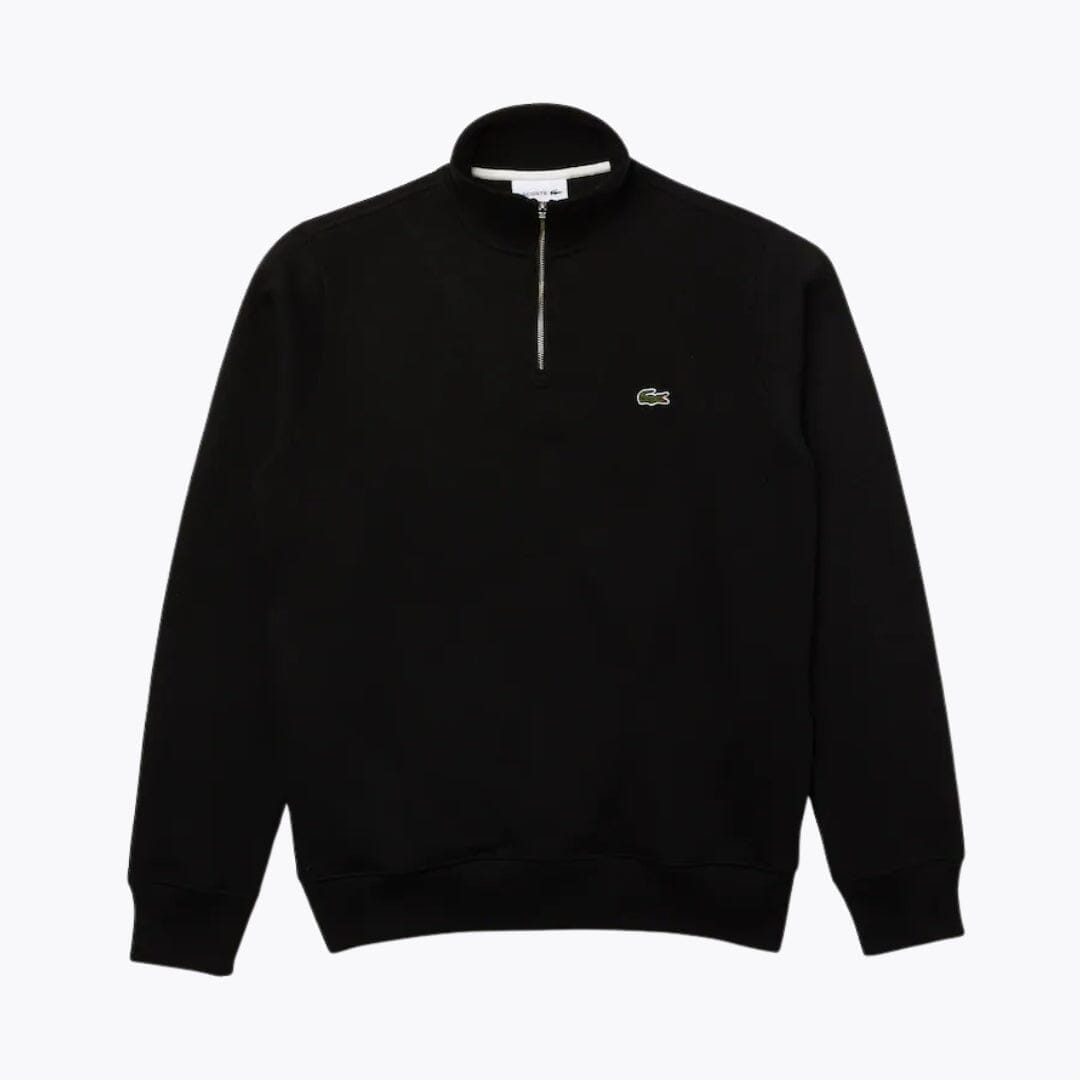 Lacoste Zip Up High Neck Sweatshirt Green - Velmont & Rossi
