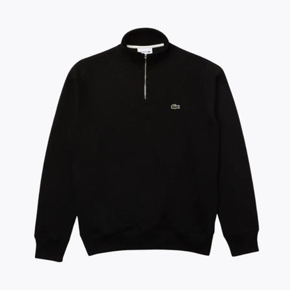 Lacoste Zip Up High Neck Sweatshirt Green - Velmont & Rossi
