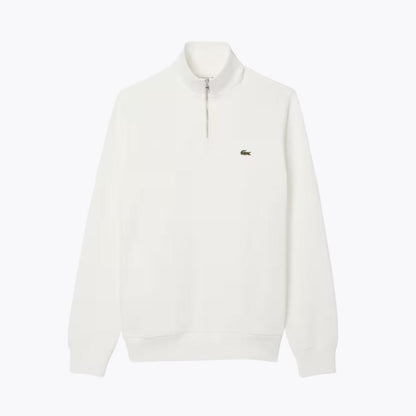 Lacoste Zip Up High Neck Sweatshirt Noir - Velmont & Rossi
