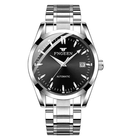 Poedagar Essence Automatic Silver Black - Velmont & Rossi