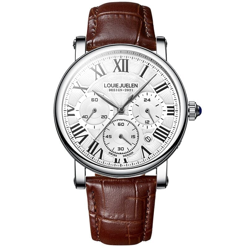 Poedagar Executive Classic Silver With Weather - Velmont & Rossi