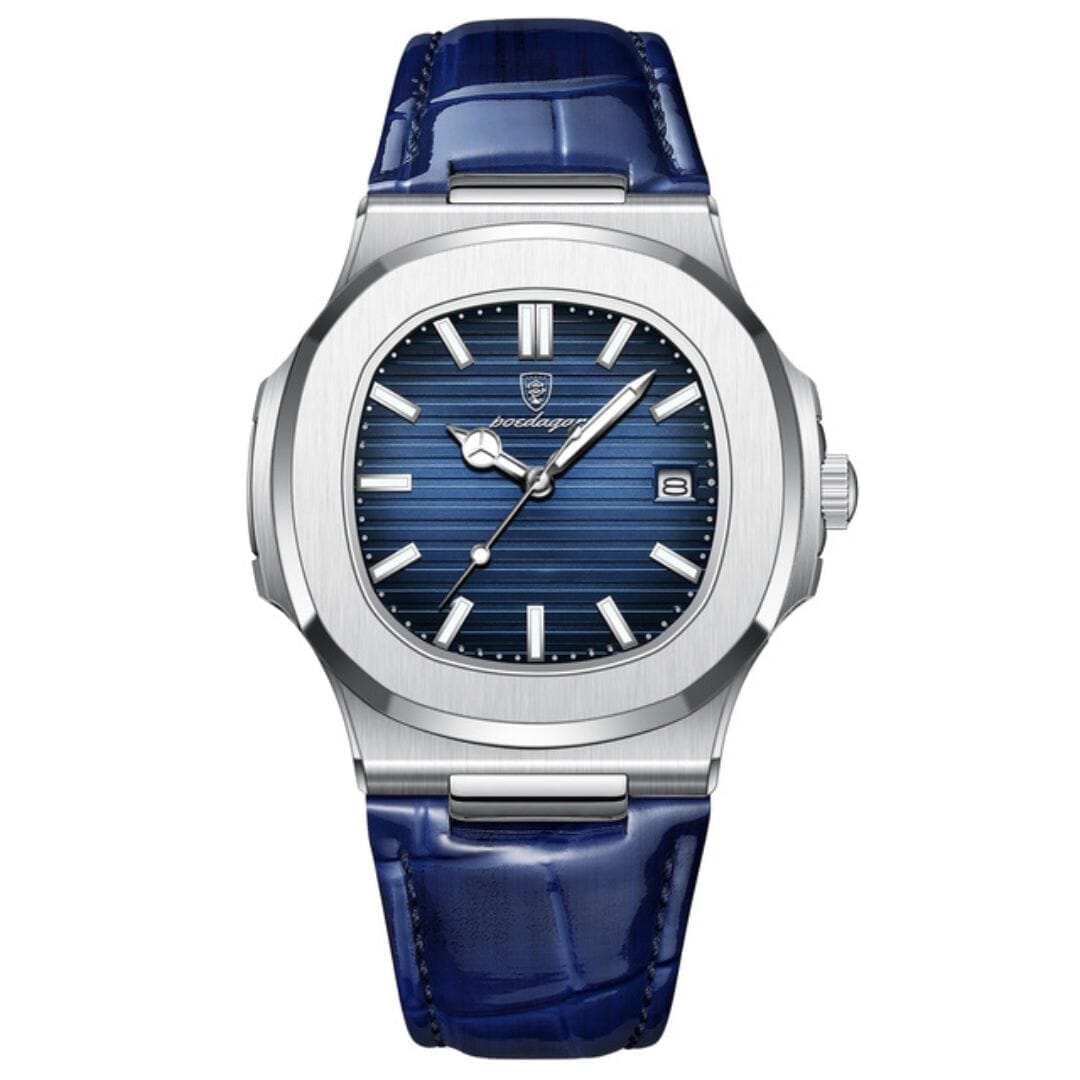Poedagar Nautilus Pelle Nautilus Pelle Azul Marine - Velmont & Rossi
