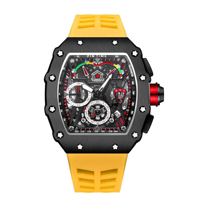 Poedagar Pintime 42Mm Red - Velmont & Rossi