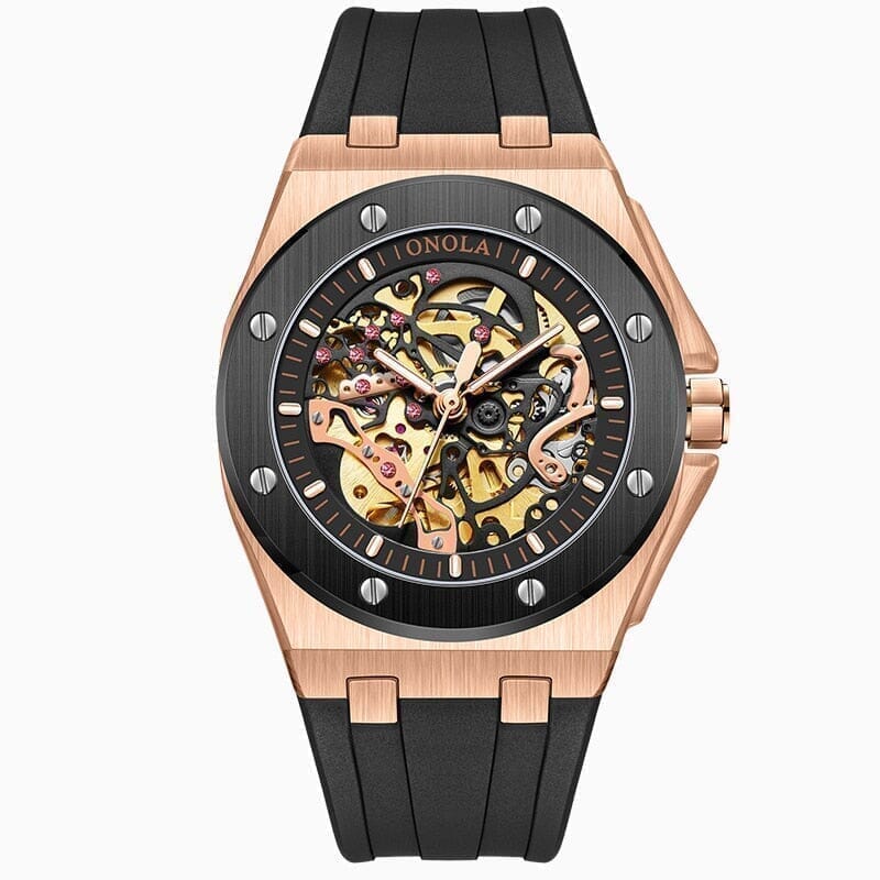 Poedagar Skeleton Oak Rose Black - Velmont & Rossi