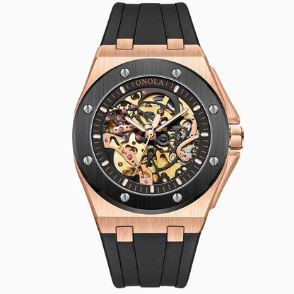 Poedagar Skeleton Oak Rose Black - Velmont & Rossi