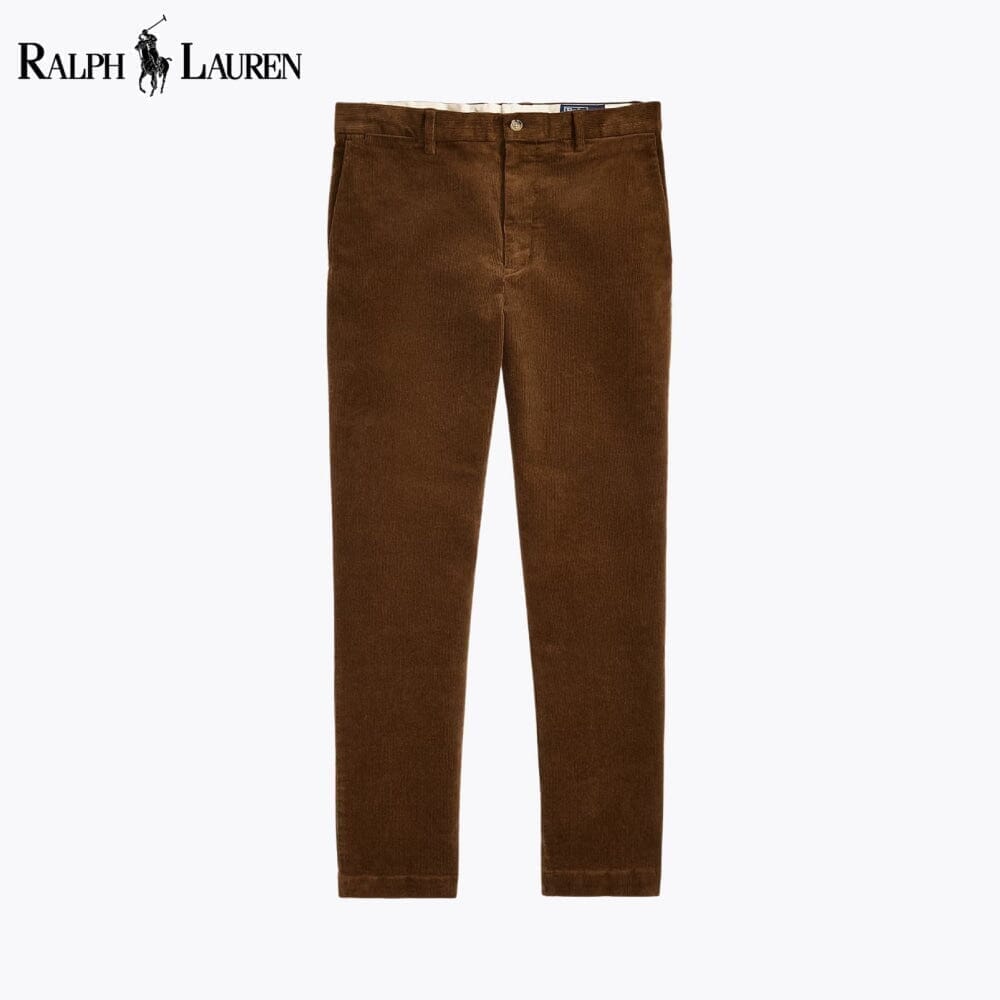 Ralph Lauren Andover Slim Fit Stretch Corduroy Pant Cooper Brown - Velmont & Rossi