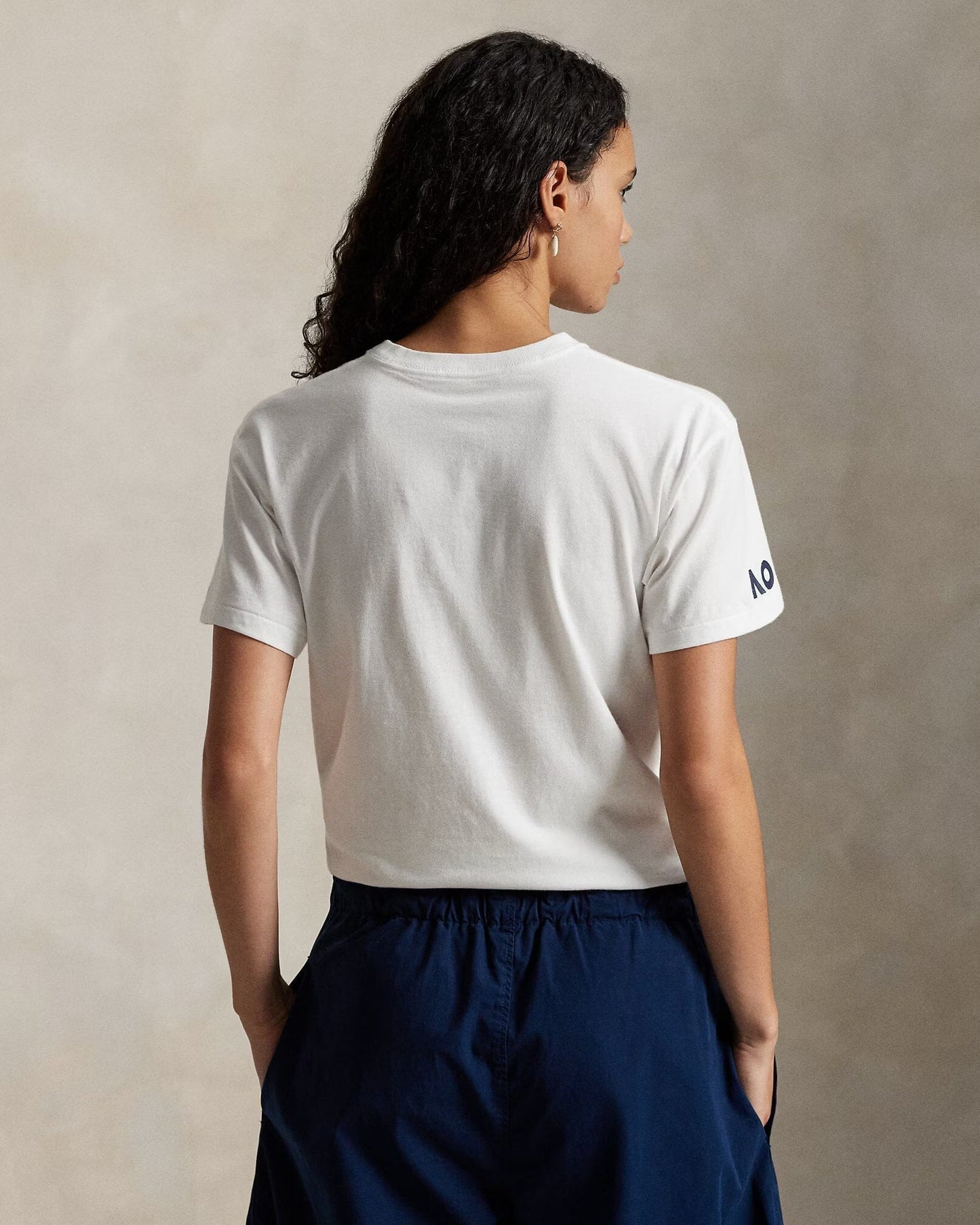 Ralph Lauren Australian Open Polo Bear Jersey Tee White - Velmont & Rossi