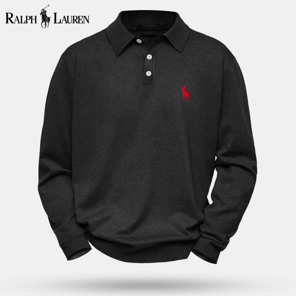 Ralph Lauren Cable Knit Wool Knit Sweater Grey - Velmont & Rossi