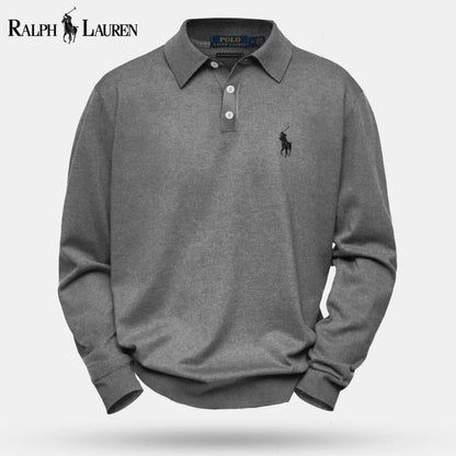 Ralph Lauren Cable-Knit Wool Knit Sweater Grey - Velmont & Rossi