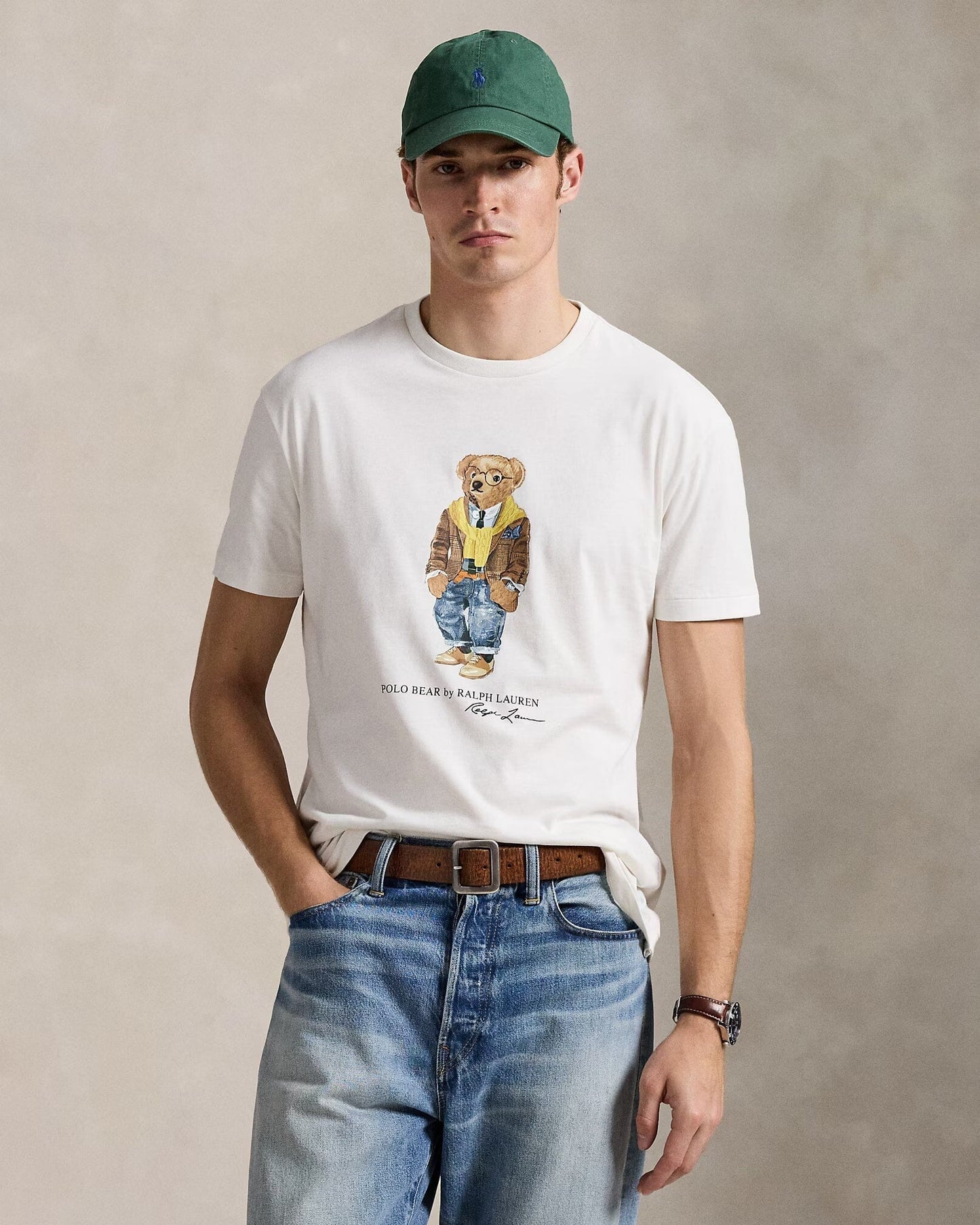 Ralph Lauren Classic Fit Polo Bear Jersey T-Shirt Nevis/Hudson Valley Bear - Velmont & Rossi
