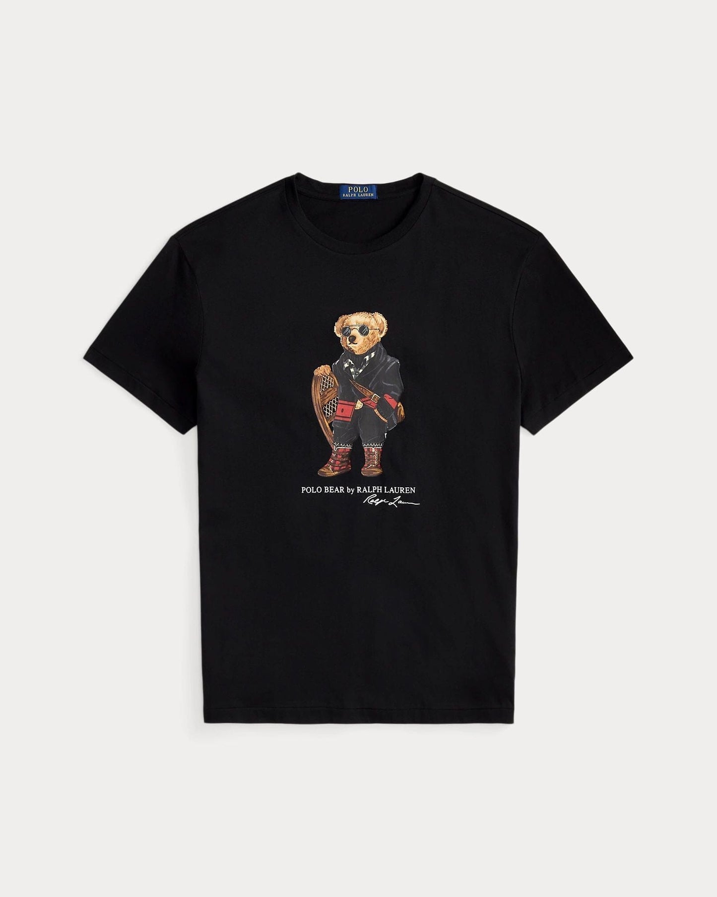 Ralph Lauren Classic Fit Polo Bear Jersey T Shirt 1 Polo Black - Velmont & Rossi