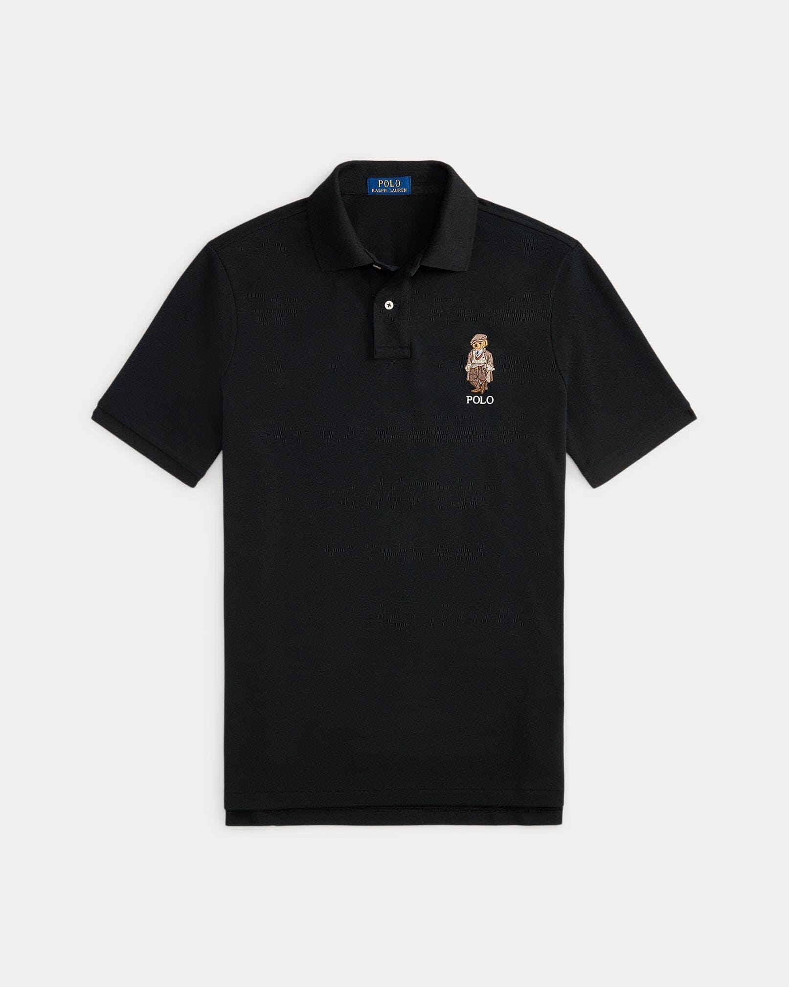 Ralph Lauren Classic Fit Polo Bear Mesh Polo Shirt Polo Black - Velmont & Rossi