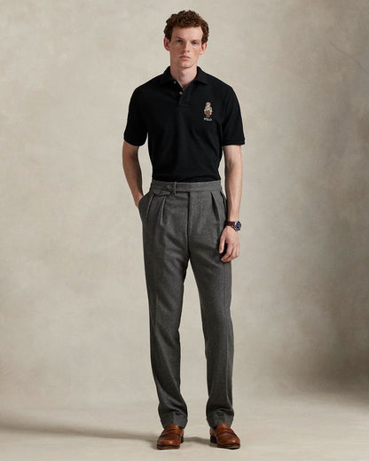 Ralph Lauren Classic Fit Polo Bear Mesh Polo Shirt Polo Black - Velmont & Rossi