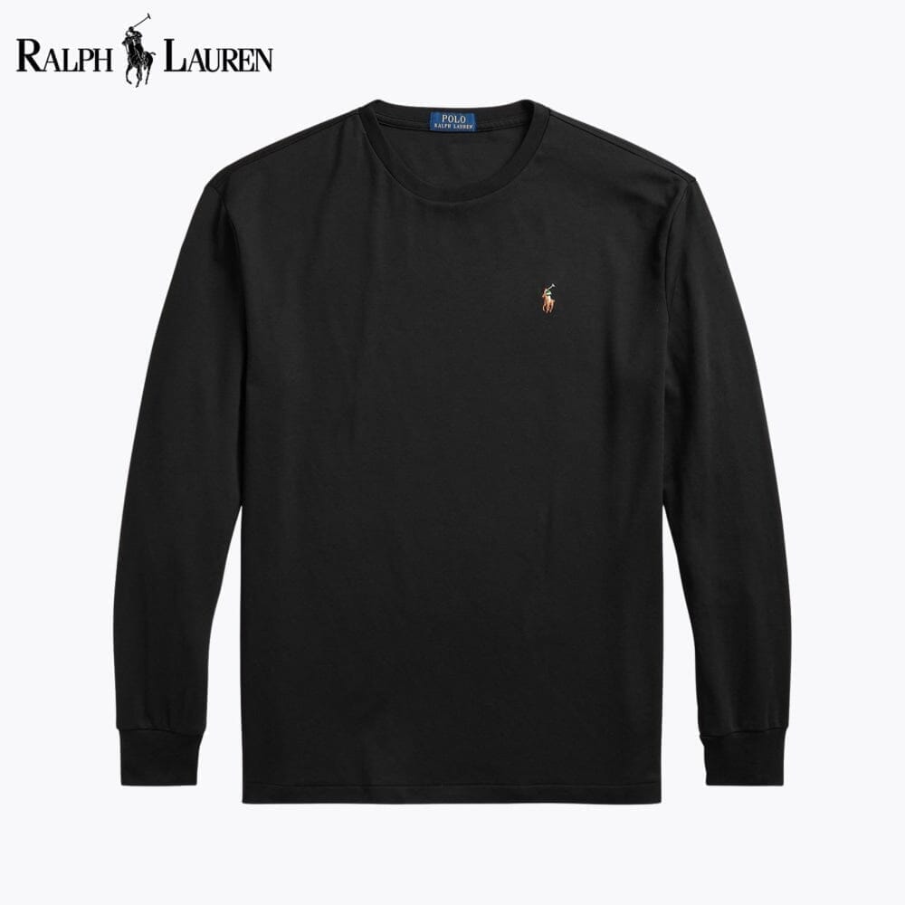 Ralph Lauren Classic Fit Soft Cotton Crewneck T Shirt Blue Navy - Velmont & Rossi