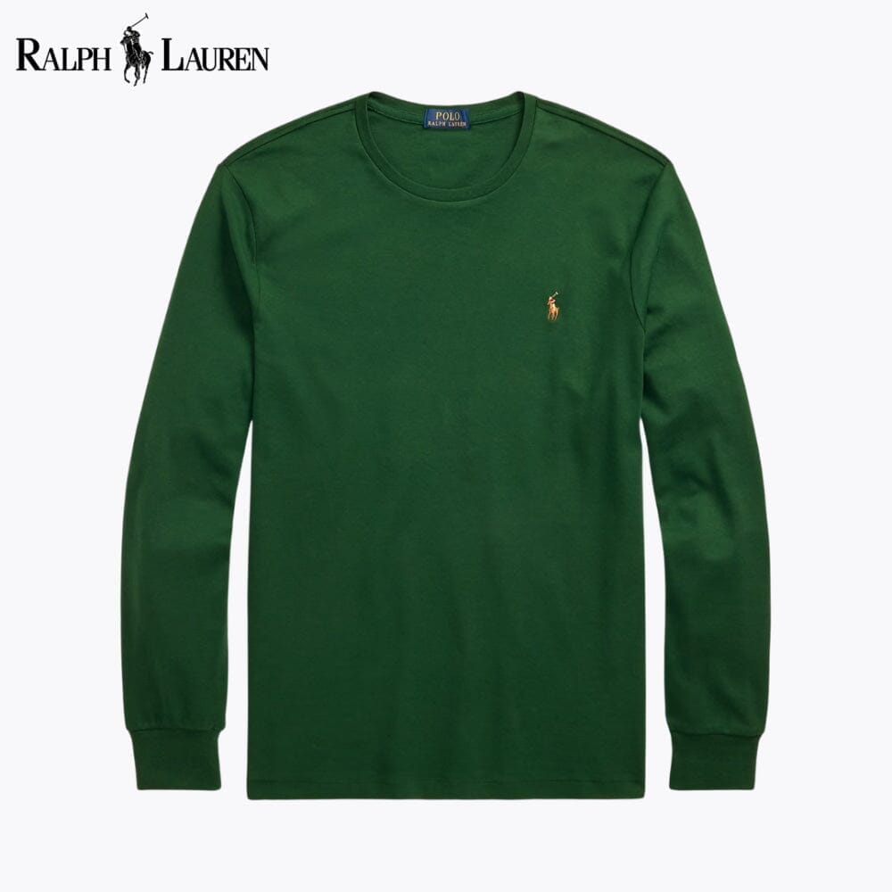 Ralph Lauren Classic Fit Soft Cotton Crewneck T Shirt Blue Navy - Velmont & Rossi