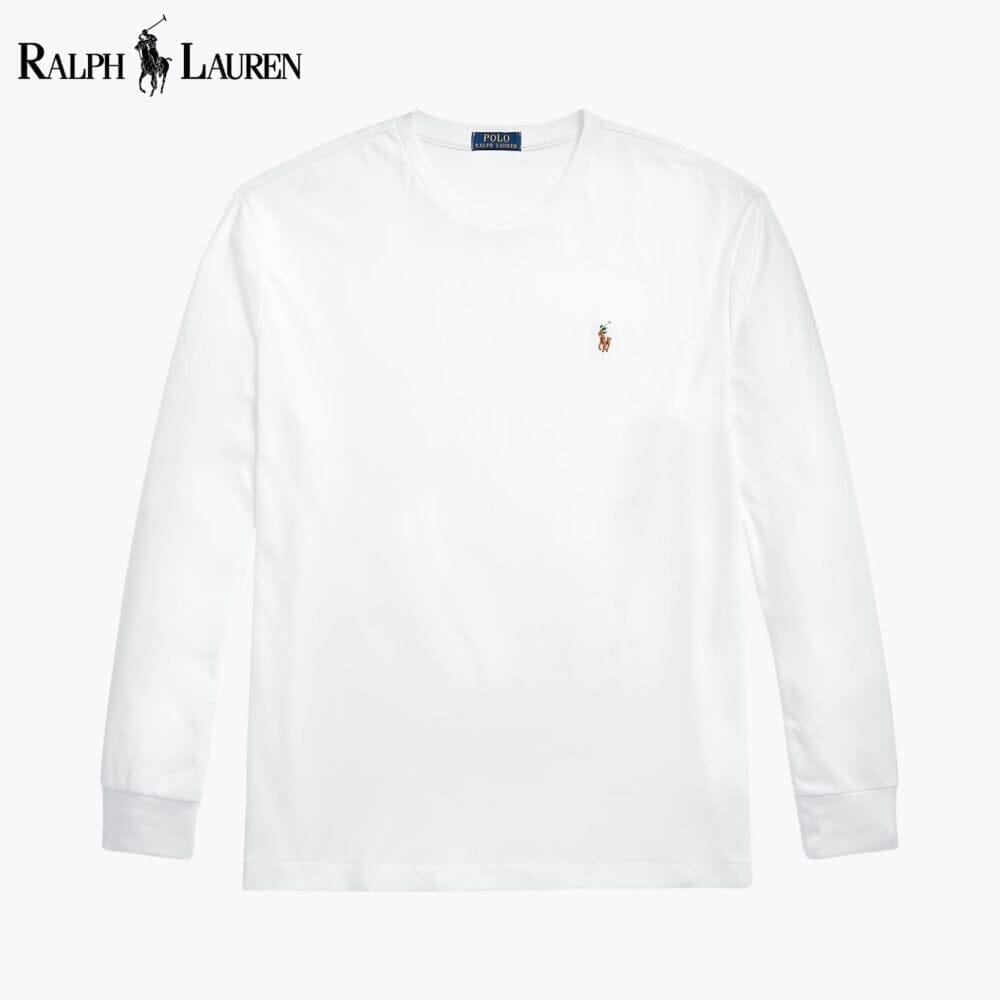 Ralph Lauren Classic Fit Soft Cotton Crewneck T Shirt Blue Navy - Velmont & Rossi